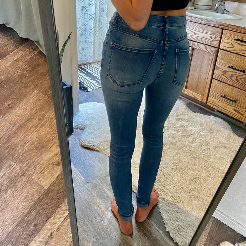 Express high rise jeans